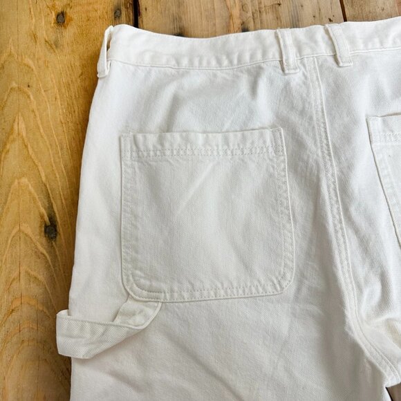 Pacsun Colour Range Carpenter Jeans Pants White M Waist 36 Recycled - Picture 2 of 11